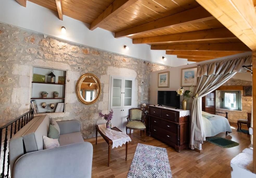La Casa Di Bella A Tradional Stone House With Barbecue Villa Kariá Dış mekan fotoğraf